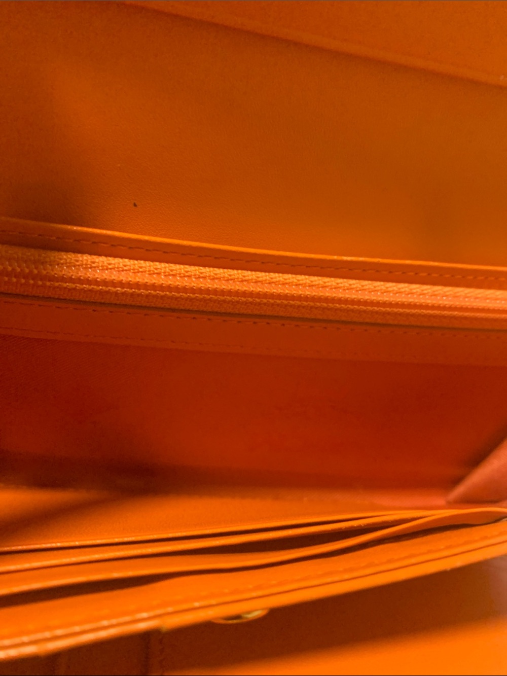 MCM Cognac and Orange Visetos Continental Wallet EUC - Picture 5 of 11